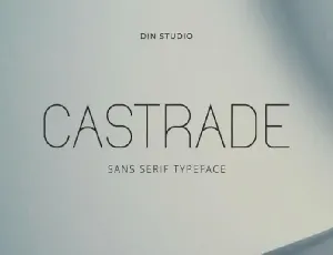 Castrade Sans Serif font