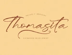 Thomasita font