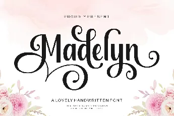 Madelyn Script font