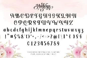 Madelyn Script font