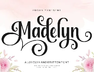 Madelyn Script font
