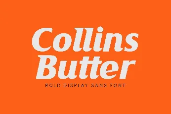 Collins Butter font