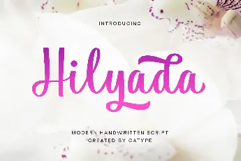 Hilyada font