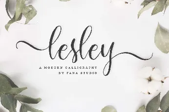 Lesley font