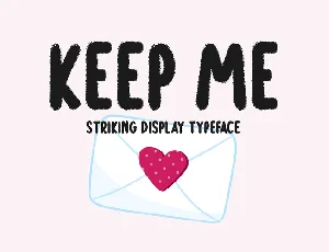 Keep Me font