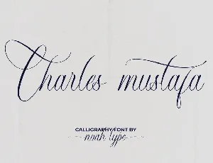 Charles Mustafa Demo font