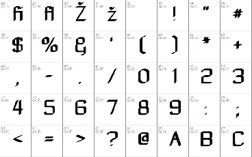 Zyphyte font