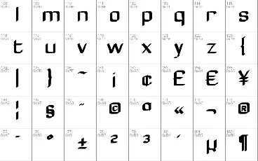 Zyphyte font