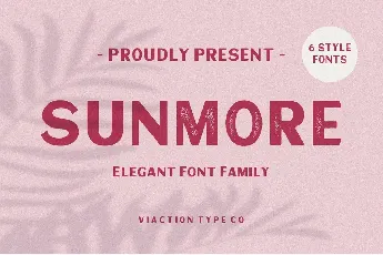 Sunmore Slant Free font