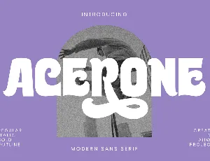 Acerone font