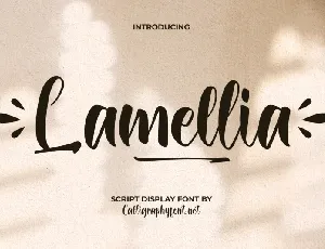 Lamelliac font