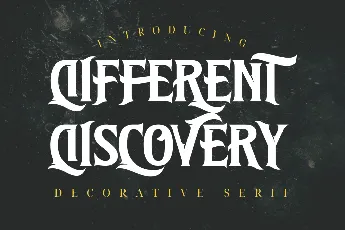 Different Discovery Demo font