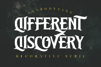 Different Discovery Demo font