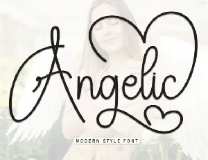 Angelic Script font