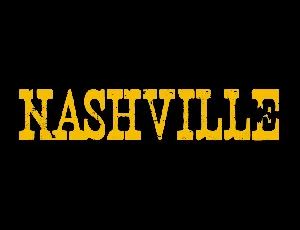 NASHVILLE FONT font