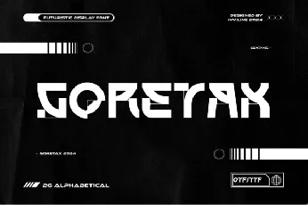 Goretax font