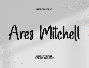 Ares Mitchel Demo font