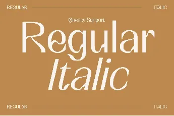 Quency Demo font