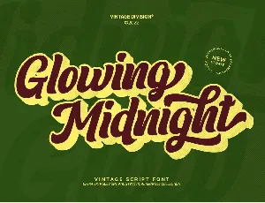 Glowing Midnight font