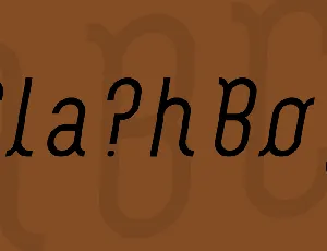 FlashBoy font