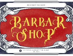 BarbaR ShoP font