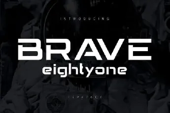 Brave Eighty Display font