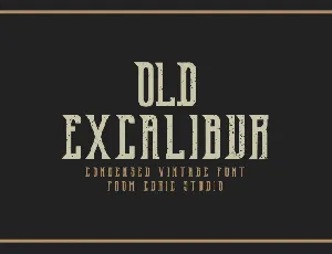 Old Excalibur Typeface font