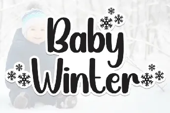 Baby Winter Display font