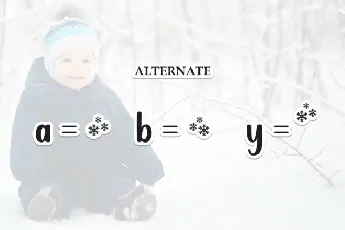 Baby Winter Display font