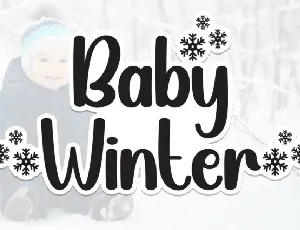 Baby Winter Display font