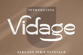 Vidage font