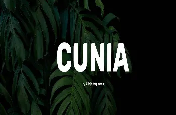 Cunia font