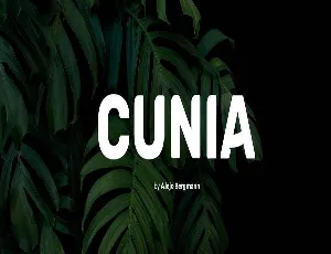 Cunia font