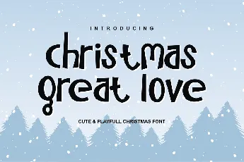 Christmas Great Love font