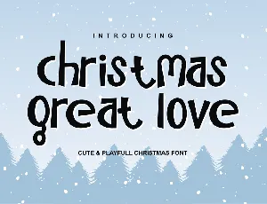 Christmas Great Love font