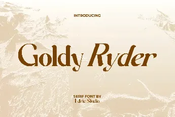 Goldy Ryder Demo font