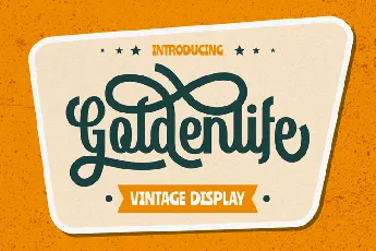 Goldenlife font