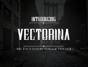 Vectorina font