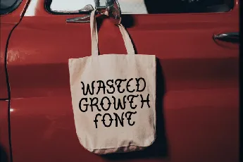 Wasted Growth font