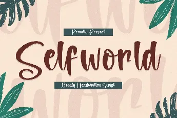 Selfworld font