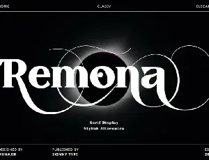 Remona font