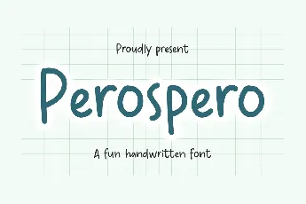 Perospero font