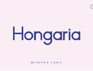 Hongaria Typeface font