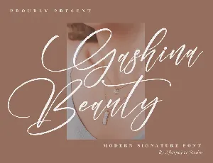 Gashina Beauty font