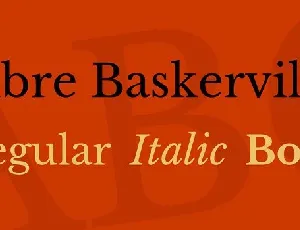 Libre Baskerville font