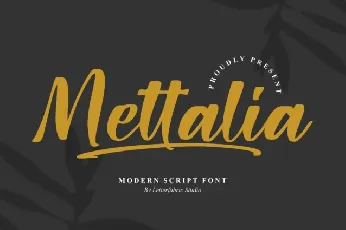 Mettalia font