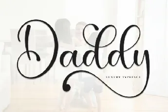 Daddy Script font