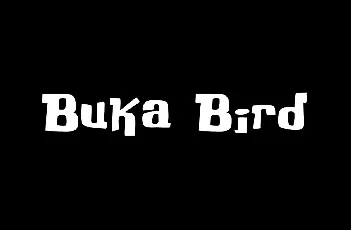 BUKA BIRD FONT font