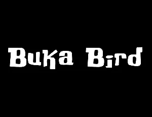 BUKA BIRD FONT font