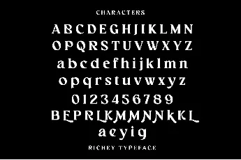 RIchey font